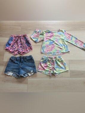 Girls size 8 summer shorts bundle
